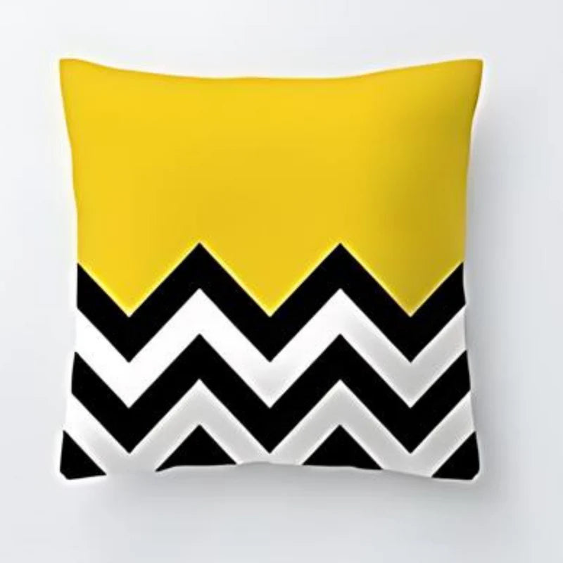 Cushion Covers Tulip Yellow Pack of 5