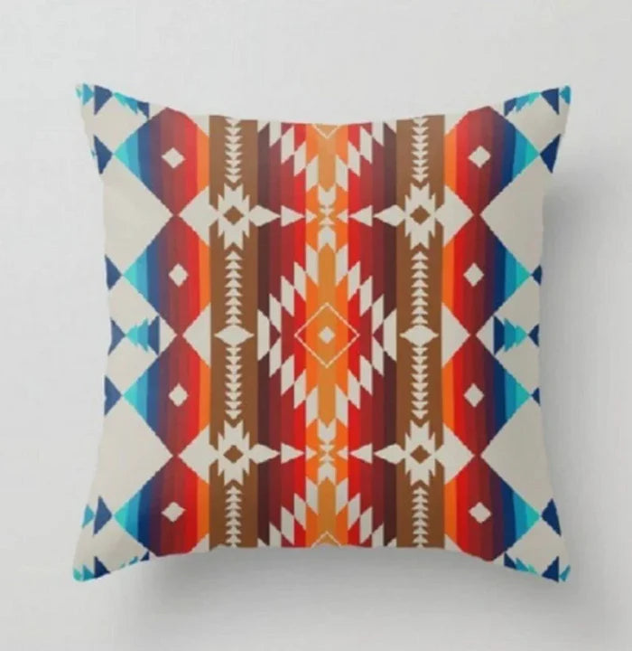 Cushion Covers Traditional Style Multi Colors 5 Pcs