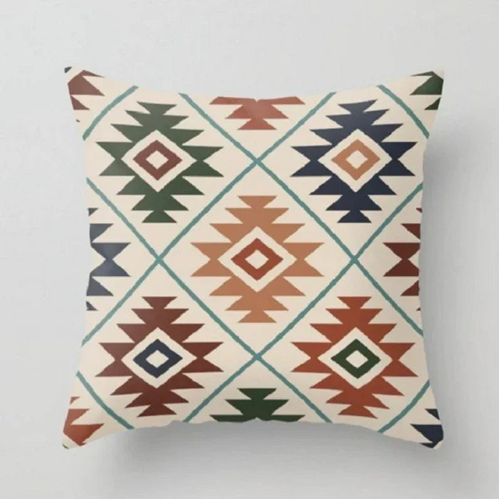 Cushion Covers Traditional Style Multi Colors 5 Pcs