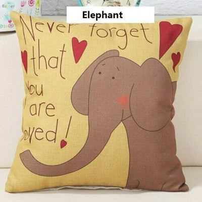 Cushion Covers Cute Animal Cat Monkey Pack 6