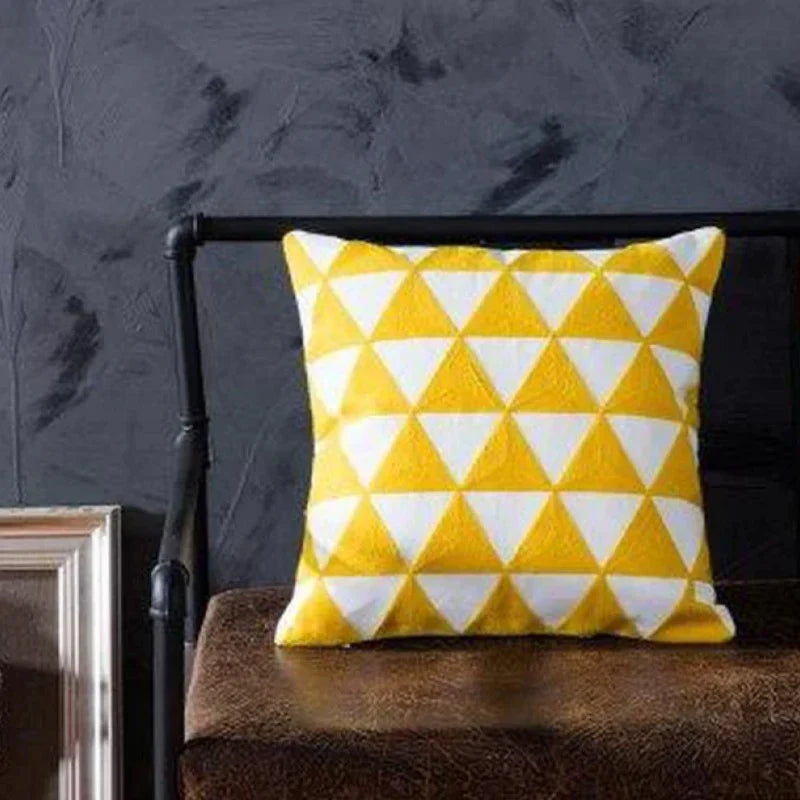 Cushion Covers Happy Yellow Sun Pack of 6