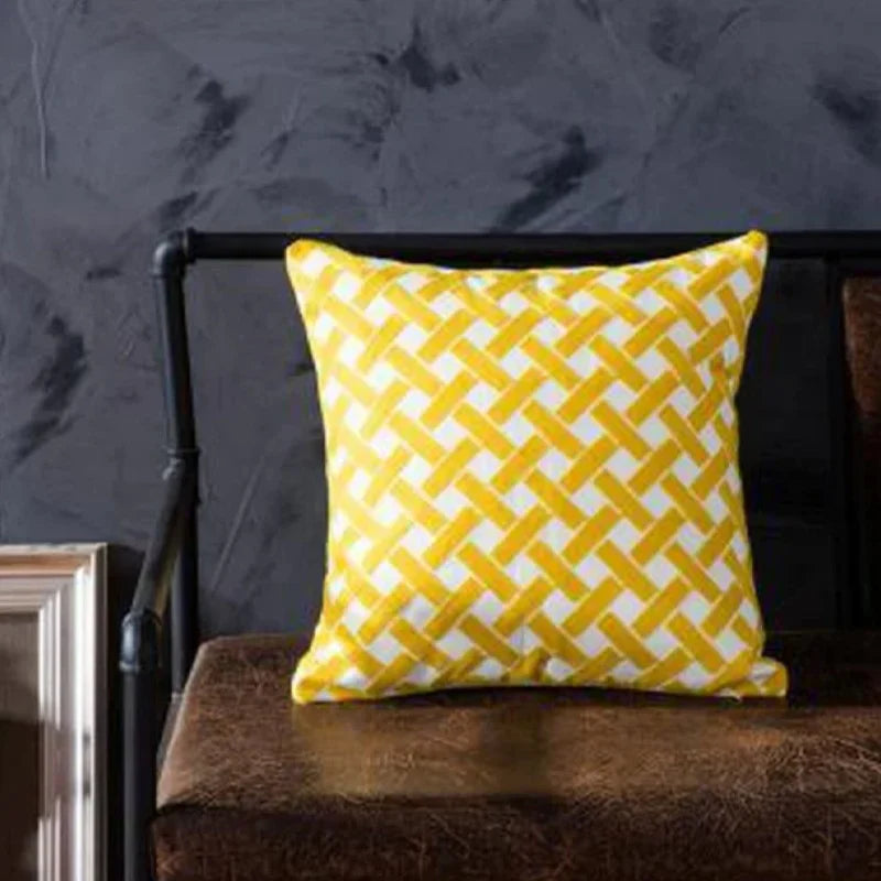 Cushion Covers Happy Yellow Sun Pack of 6