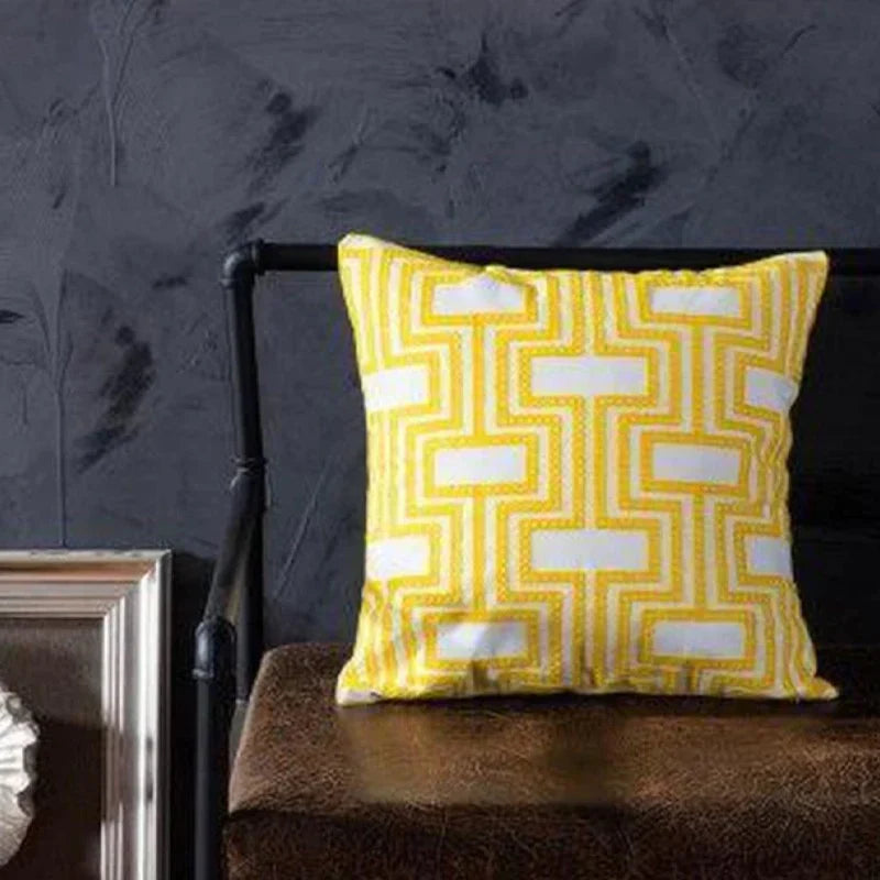 Cushion Covers Happy Yellow Sun Pack of 6