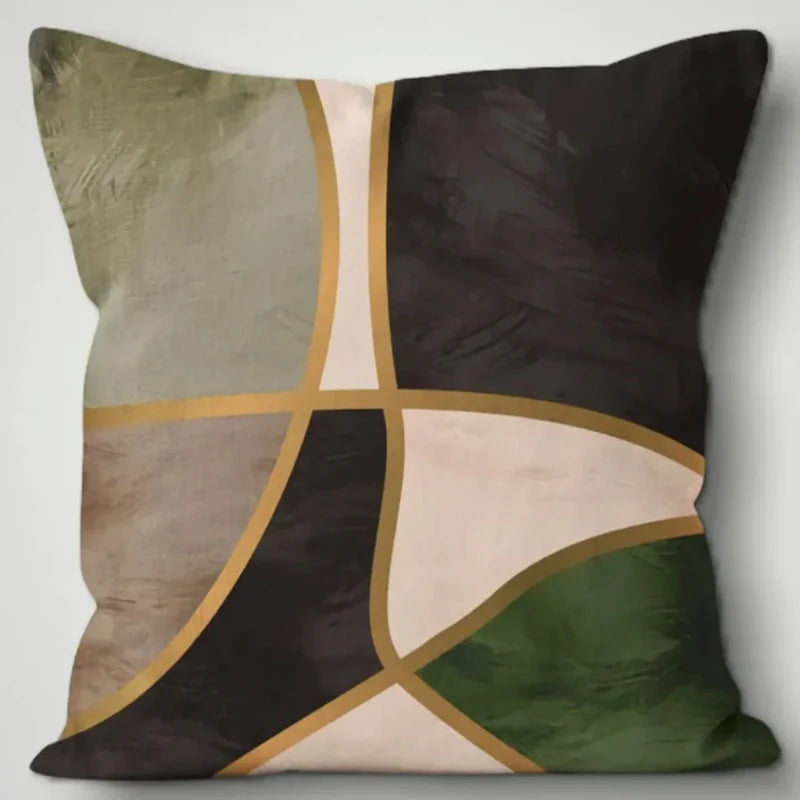 Cushion Covers Green Boho pack of 4