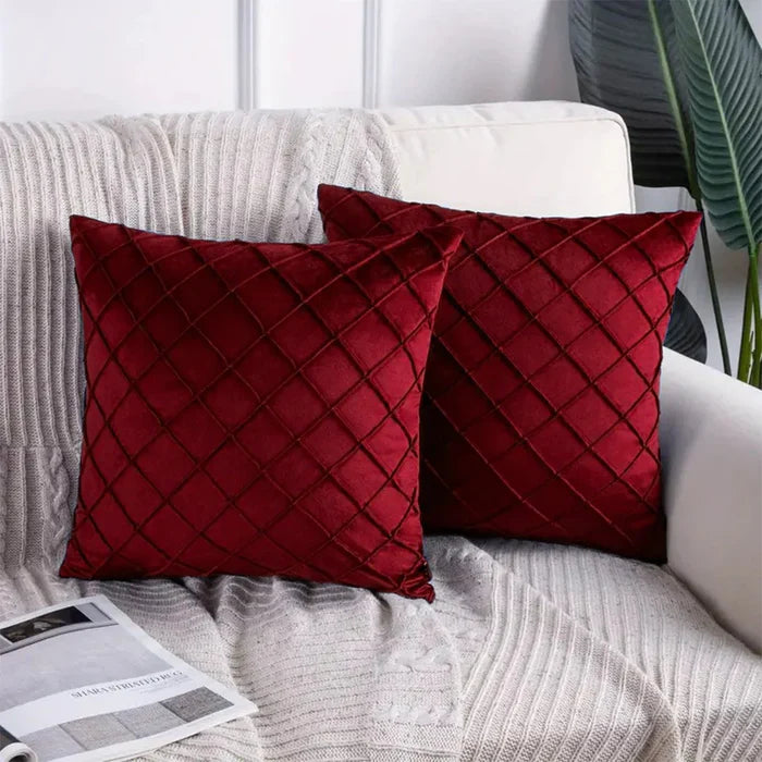 Cushion Covers Executive Velvet Pack Of 2