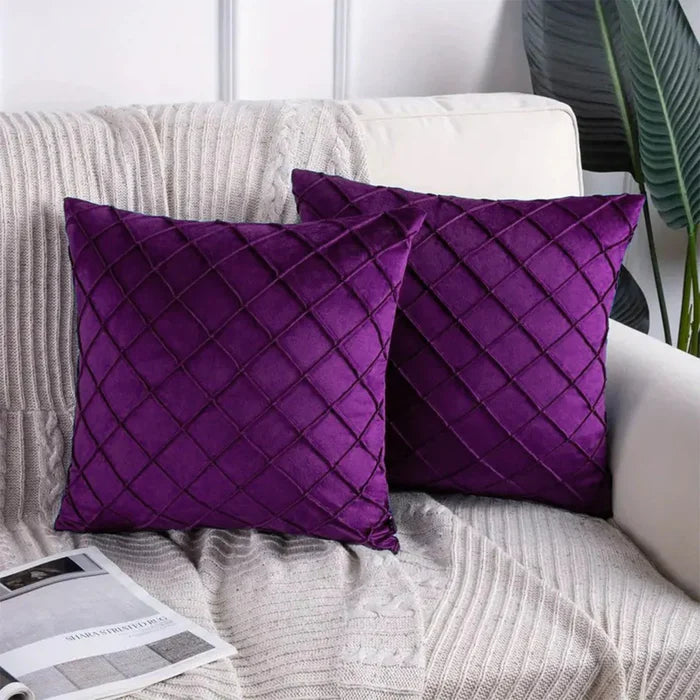 Cushion Covers Executive Velvet Pack Of 2