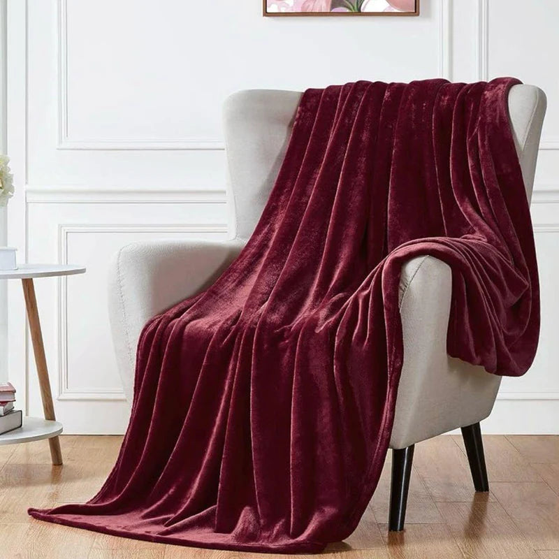AC Blanket (Maroon)