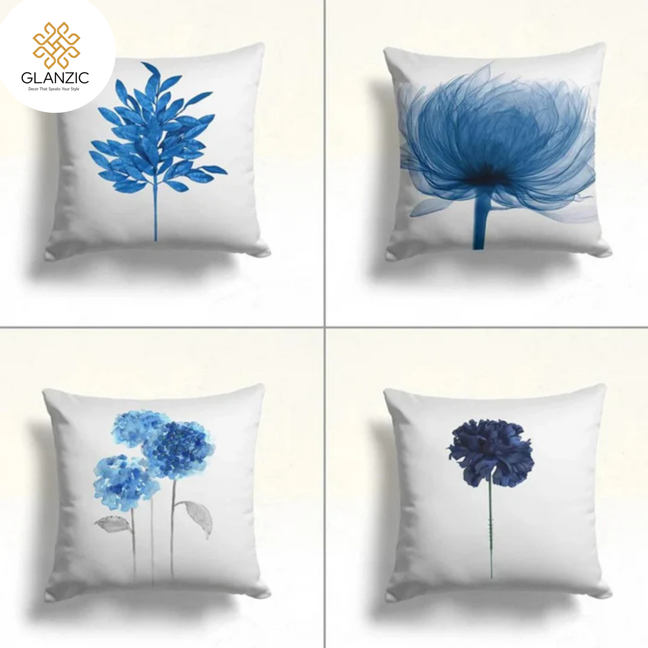 Cushion Covers Art Deco Pack of 4